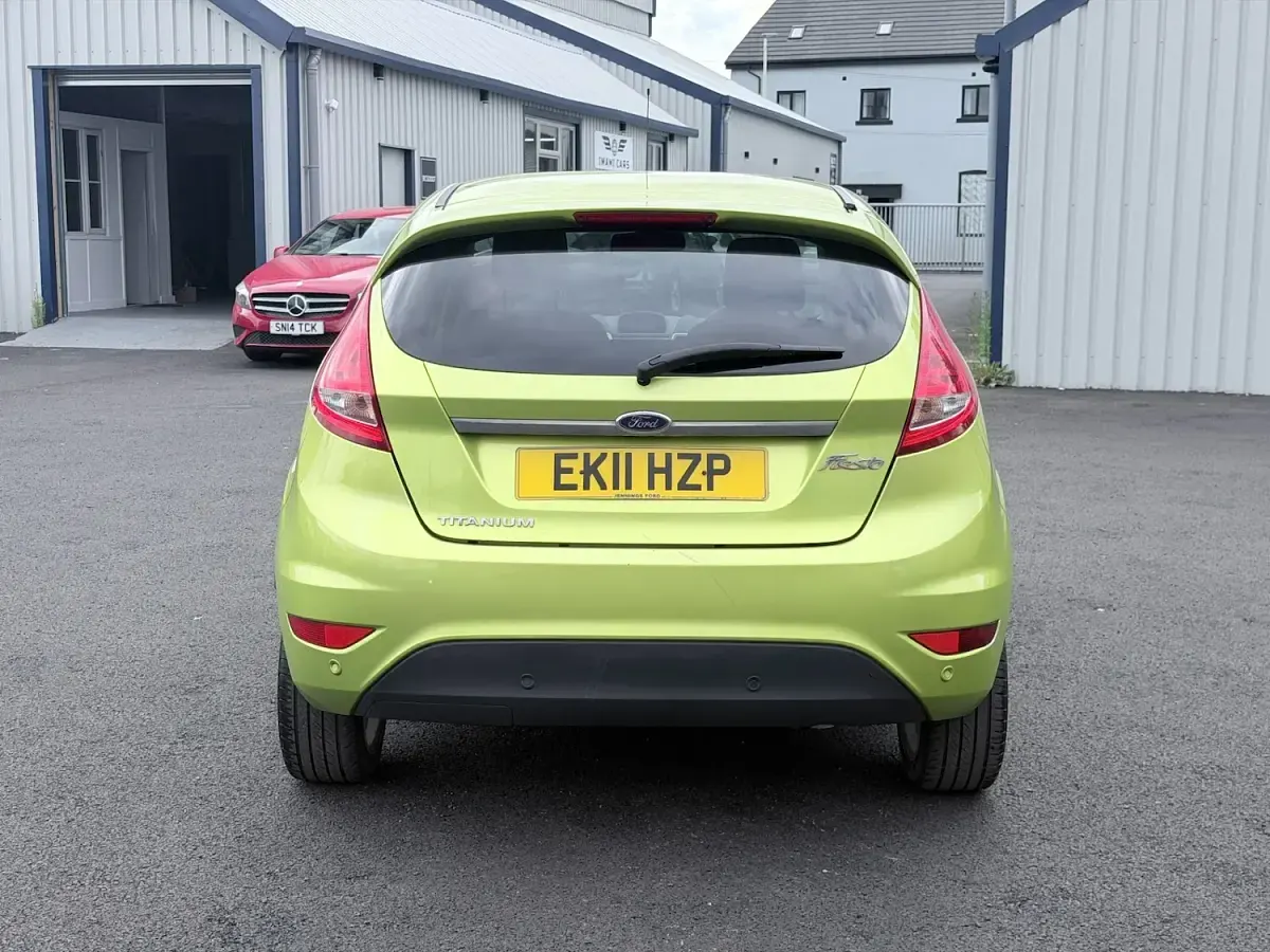 Used Ford Fiesta Titanium 2011 Green Hatchback