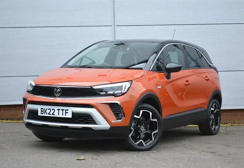 Used Vauxhall Crossland Elite 130 HP (95 kW) 2022 Orange fizz SUV