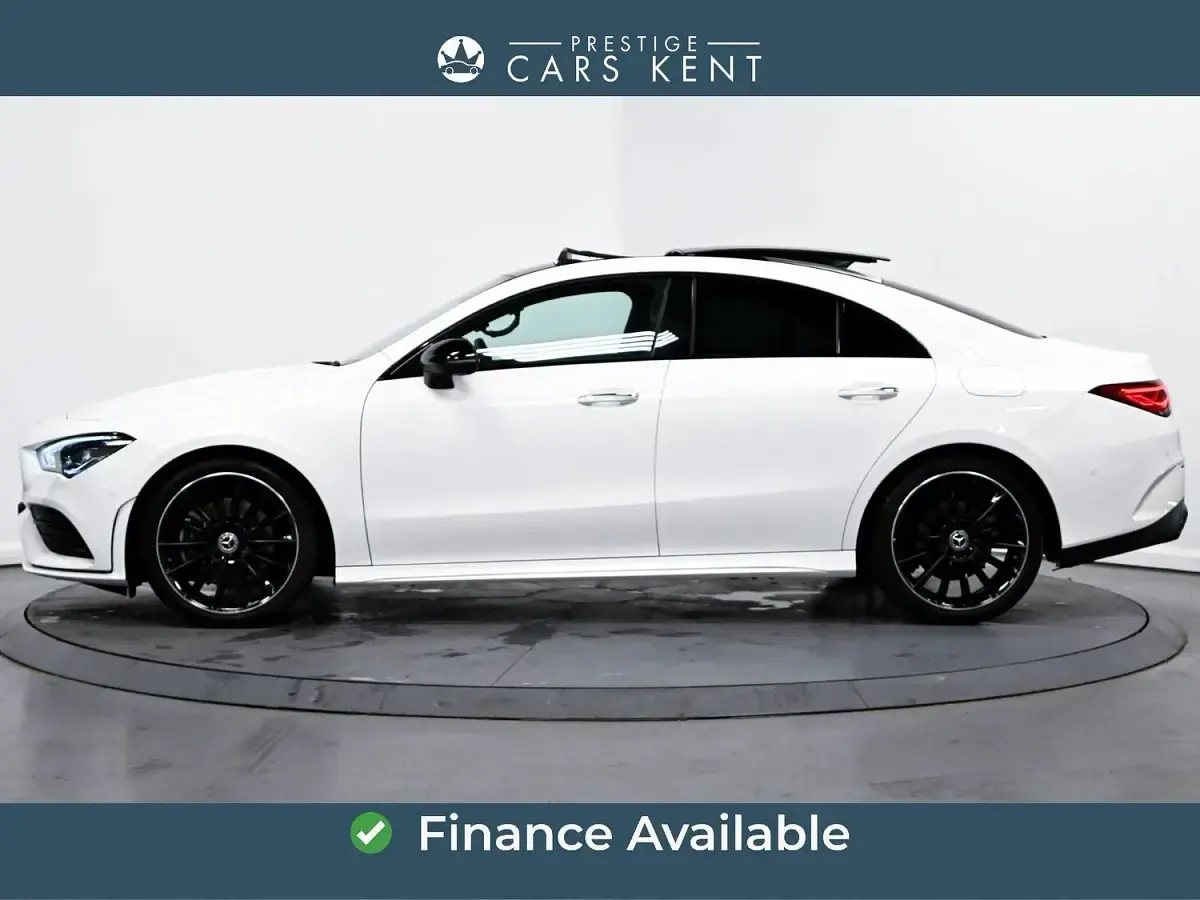 Used Mercedes CLA200 AMG Line Premium Plus 163 HP (119 kW) 2023 White Coupe