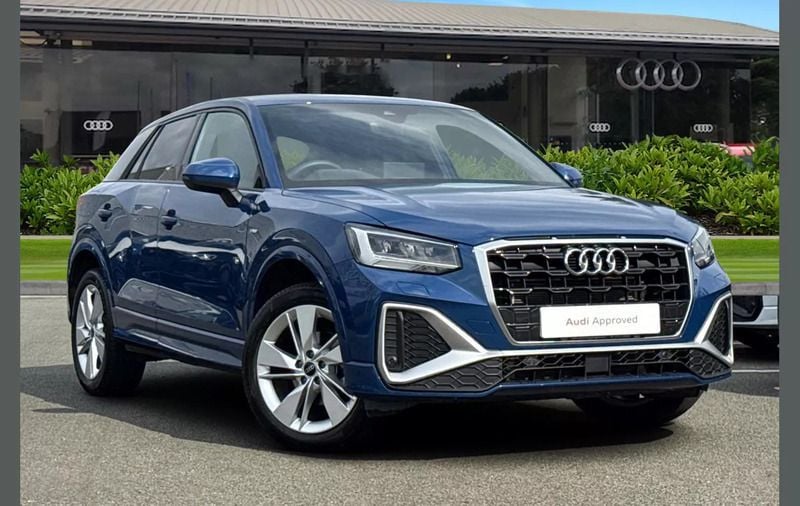 Blue Used 2025 Audi Q2 S-Line SUV | £26,450 (Fair price) - Image 1/4