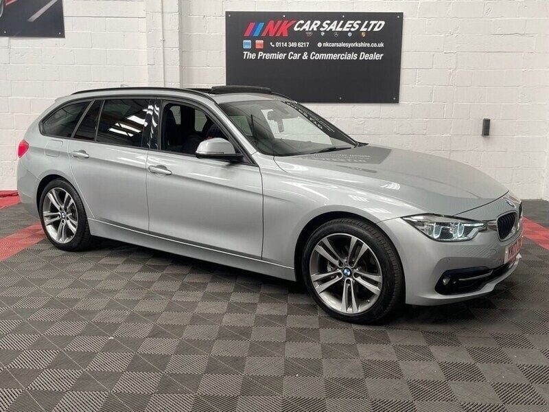 Silver Used 2017 BMW 320 Sport Line Estate | £12,450 (Good price) - Image 1/4