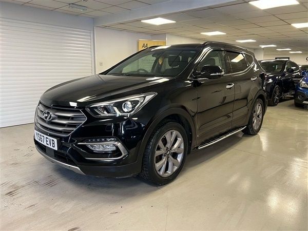 Black Used 2017 Hyundai Santa Fe Edition SUV | £18,900 (A bit pricey) - Image 1/1