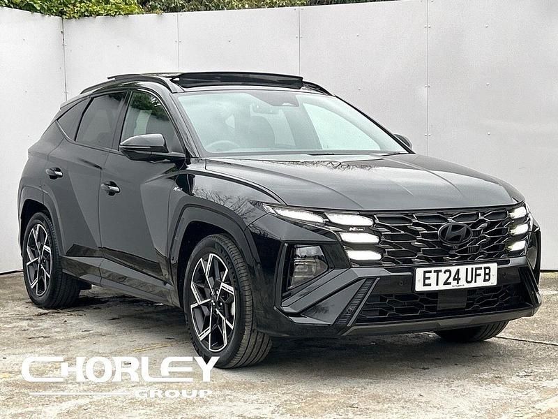 Black Used 2024 Hyundai Tucson N Line SUV | £27,572 (Expensive) - Image 1/4