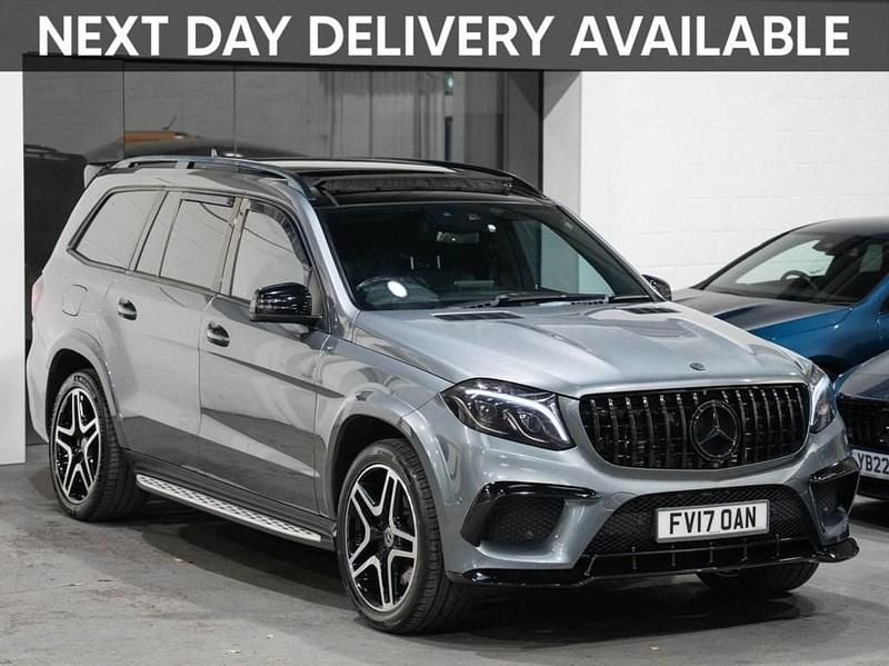 Grey Used 2017 Mercedes GLS350 AMG line SUV | £27,995 (Fair price) - Image 1/3