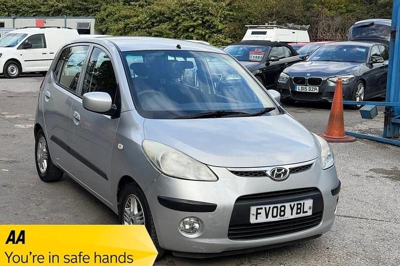 Silver Used 2008 Hyundai i10 Comfort Hatchback | £2,789 (Fair price) - Image 1/1