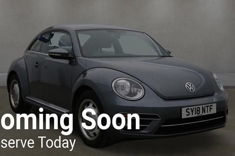 Used VW Beetle Design 150 HP (110 kW) 2018 Grey Hatchback