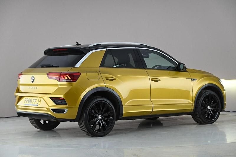 Used VW T-Roc R-line 2018 Yellow SUV