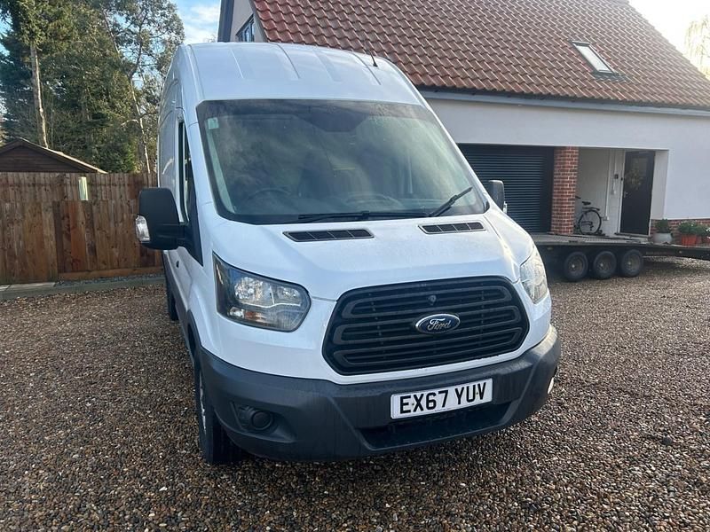 Used Ford Transit 130 HP (95 kW) 2017 White Van