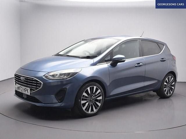 Used Ford Fiesta Titanium X 125 HP (91 kW) 2023 Blue Hatchback