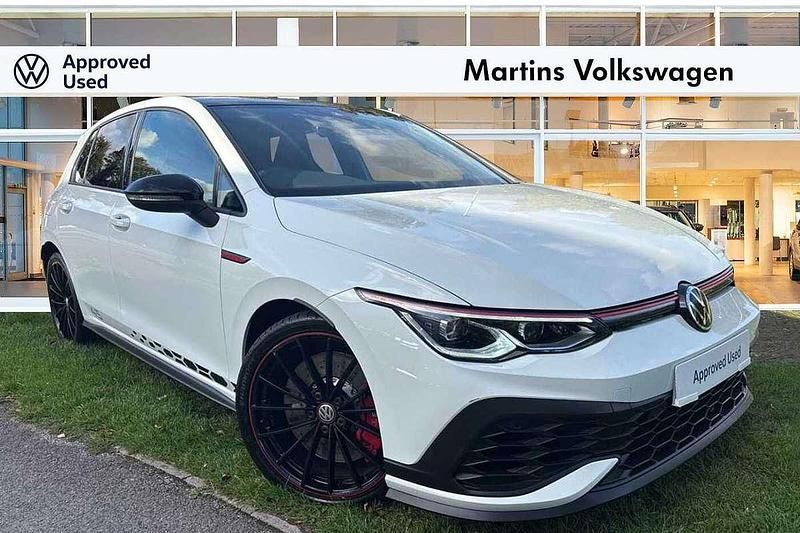 White Used 2022 VW Golf VIII GTI Hatchback | £33,995 (Expensive) - Image 1/4
