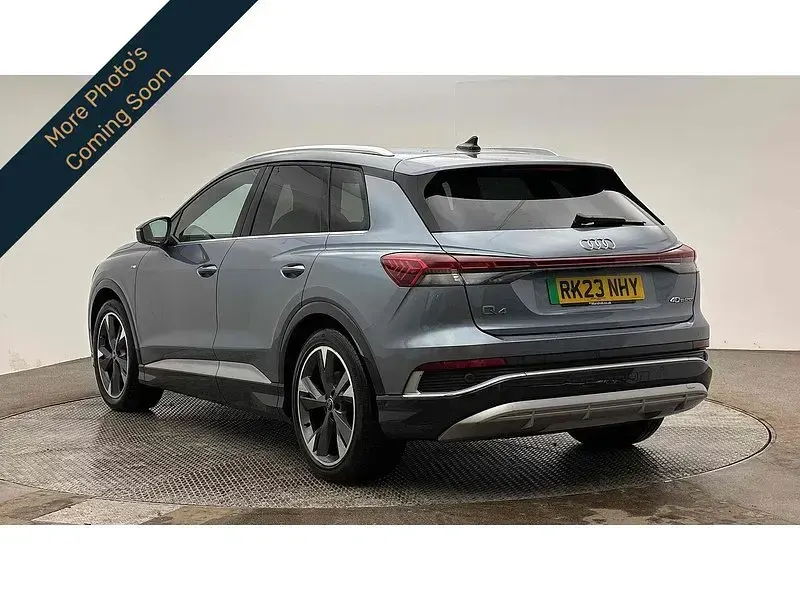 Used Audi Q4 e-tron S-Line 150 kW (204 HP) 2023 Blue SUV