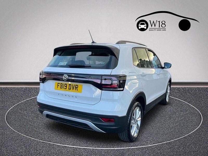 Used VW T-Cross SE 115 HP (84 kW) 2019 White SUV