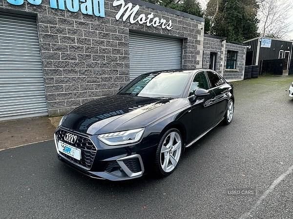 Used Audi A4 S-Line 163 HP (119 kW) 2021 Black Sedan