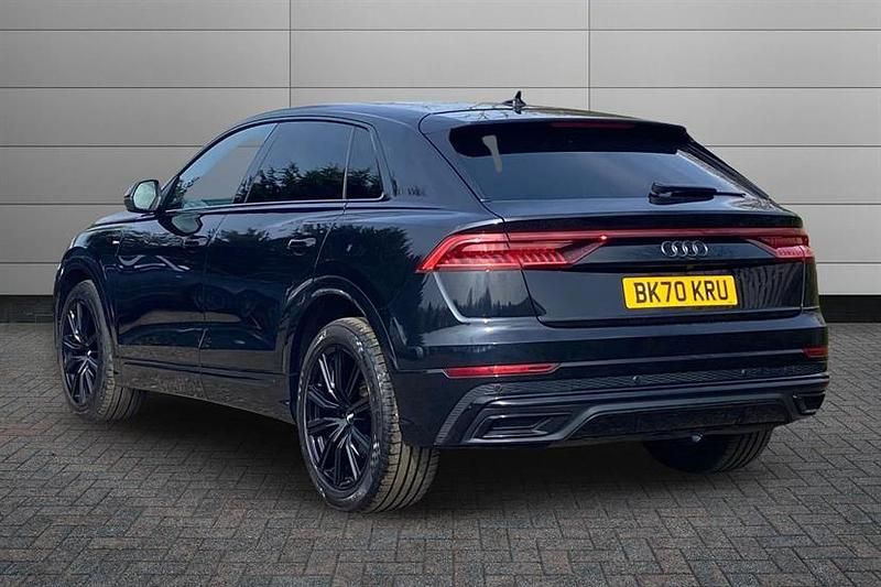 Used Audi Q8 S-Line 286 HP (210 kW) 2020 Dragon orange SUV