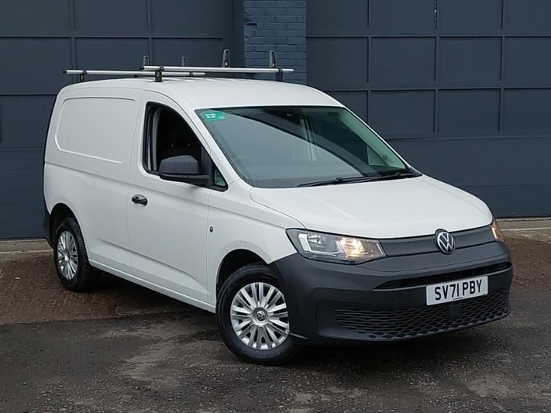 Used VW Caddy 102 HP (75 kW) 2021 White MPV