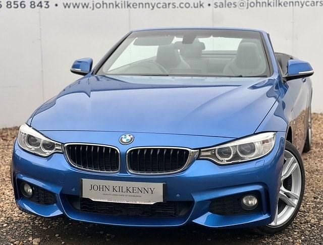 Used BMW 420 M Sport 190 HP (139 kW) 2015 Blue Cabriolet