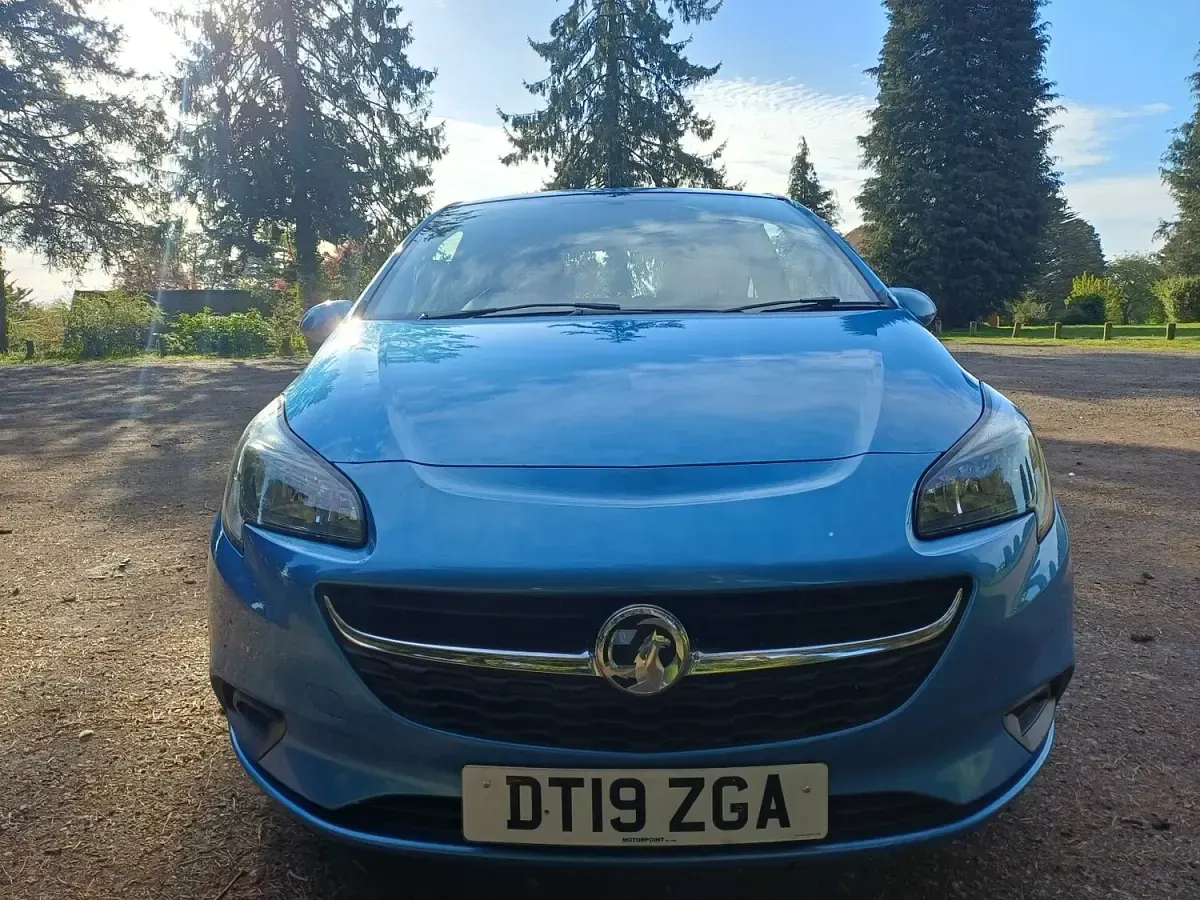 Used Vauxhall Corsa Sport 90 HP (66 kW) 2019 Blue Hatchback