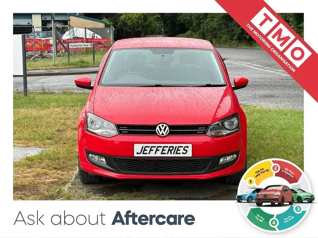 Used VW Polo Edition 85 HP (62 kW) 2013 Red Hatchback