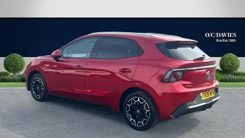 New MG MG4 EV 2026 Dynamic red Hatchback