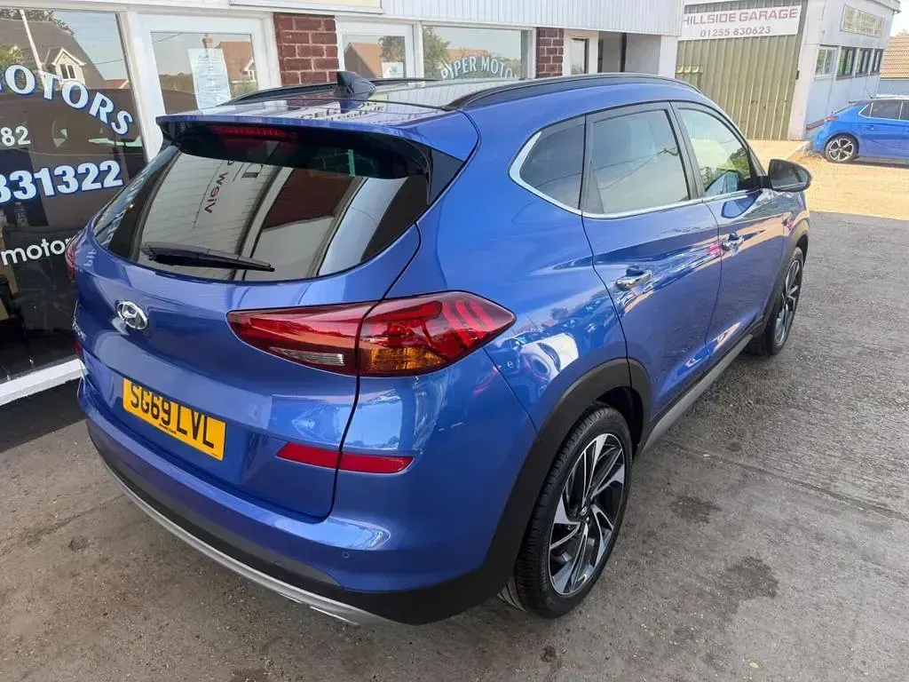 Used Hyundai Tucson Premium SE 136 HP (100 kW) 2019 Blue SUV