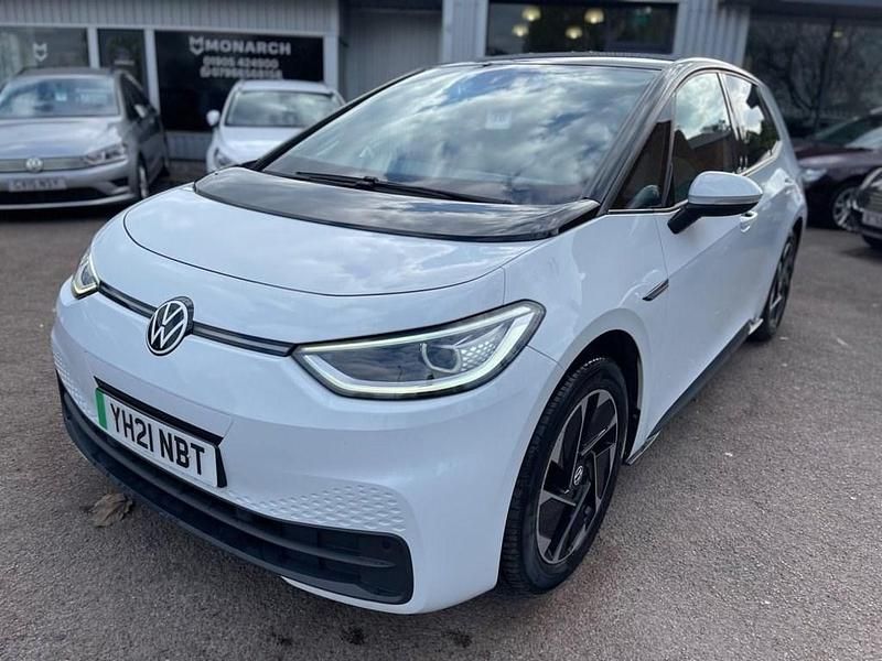 Used VW ID.3 Pro Performance 150 kW (204 HP) 2021 White Hatchback