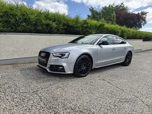 Used Audi A5 Black Edition 190 HP (139 kW) 2016 Silver Coupe