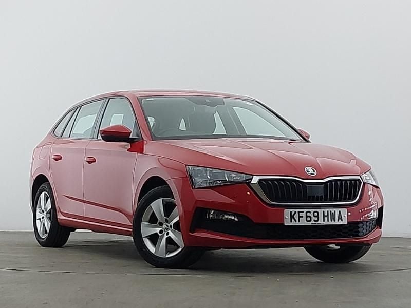 Used Skoda Scala SE 95 HP (69 kW) 2020 Red Hatchback