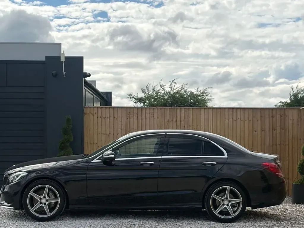 Used Mercedes C200 AMG line 184 HP (135 kW) 2014 Black mdnm6 Sedan