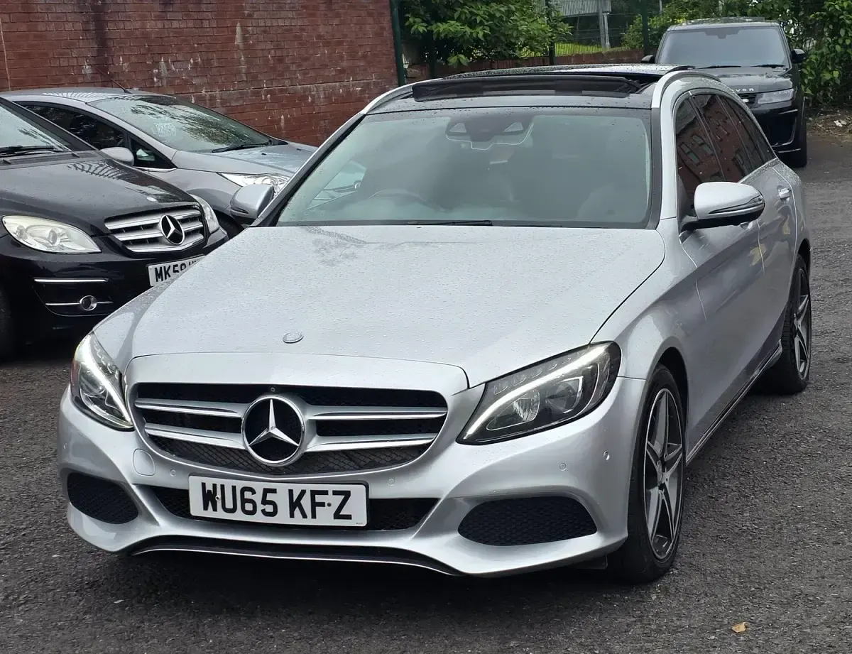 Used Mercedes C350e Premium Plus 2015 Silver Estate