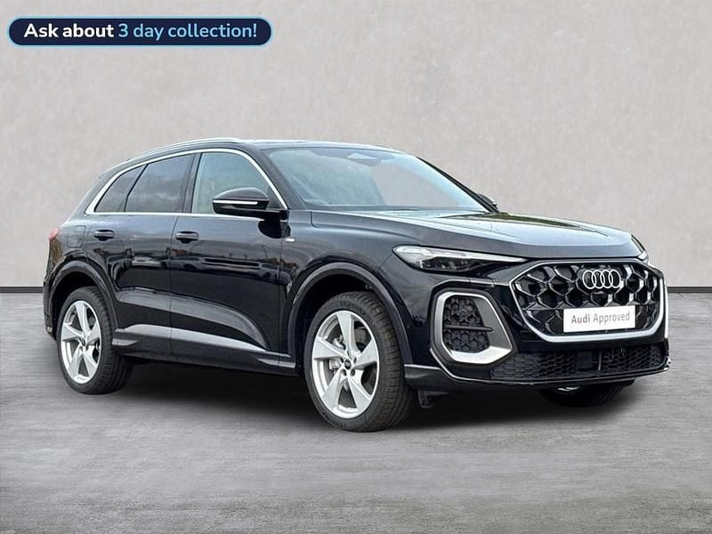 Black Used 2025 Audi Q5 S-Line SUV | £45,990 - Image 1/4