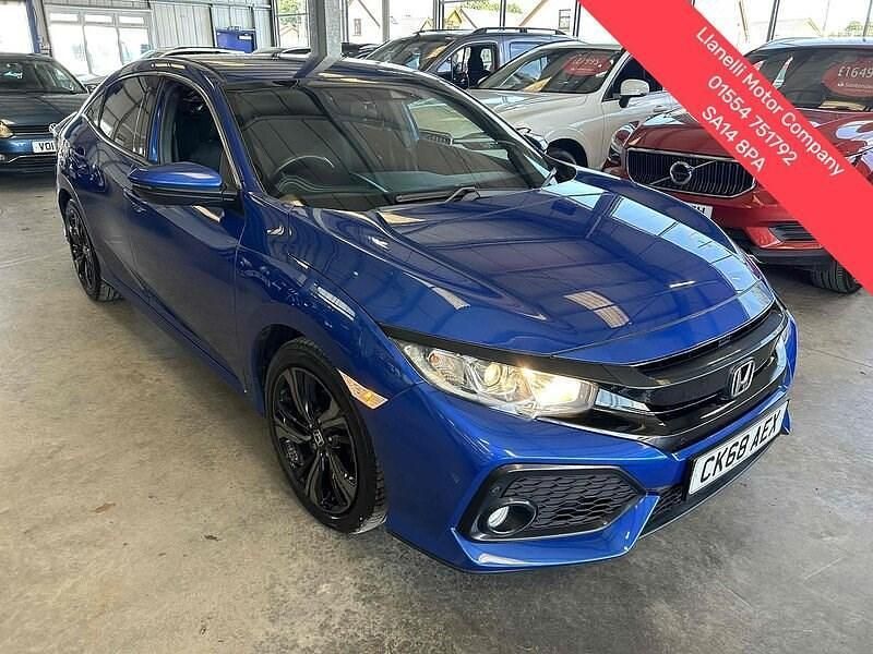 Blue Used 2018 Honda Civic SR Hatchback | £13,495 (Fair price) - Image 1/4