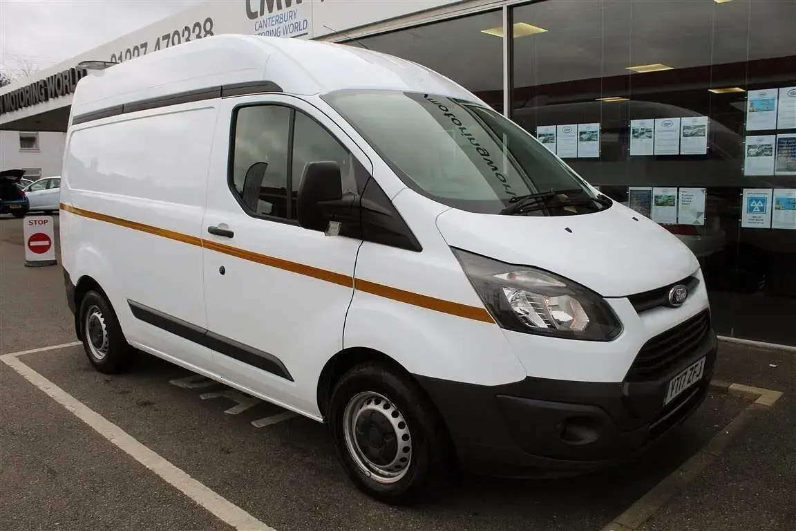 Usado Ford Transit Custom 105 HP (77 kW) 2017 Branco Van