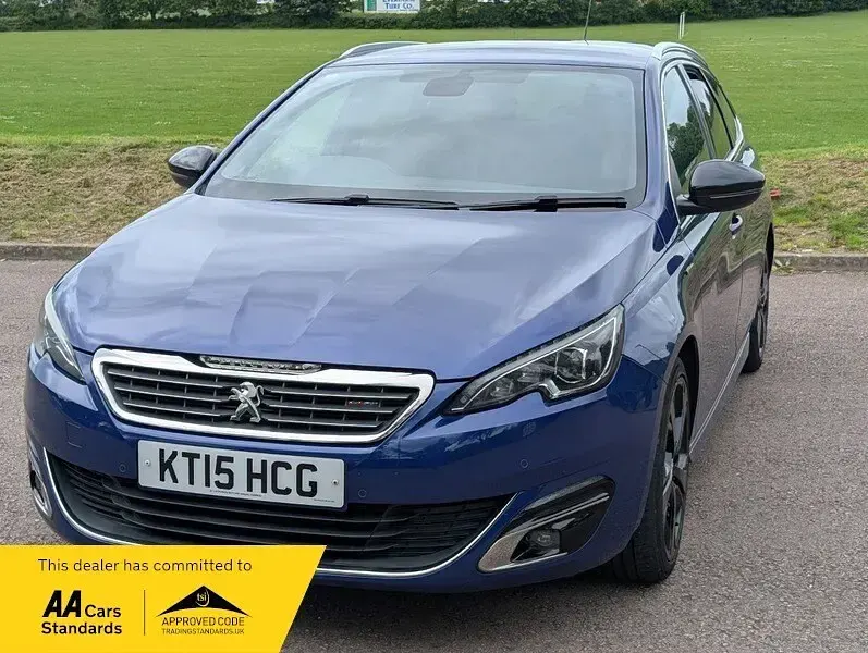 Used Peugeot 308 GT-line 2015 Blue Estate