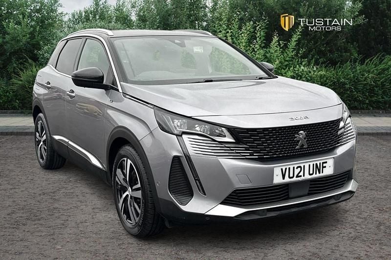 Grey Used 2021 Peugeot 3008 GT SUV | £18,999 (Fair price) - Image 1/4