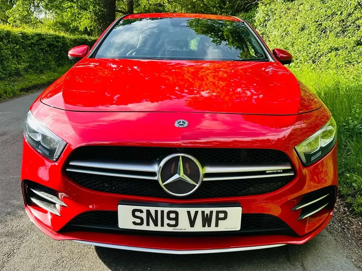 Used Mercedes A35 AMG Premium 2019 Red Hatchback