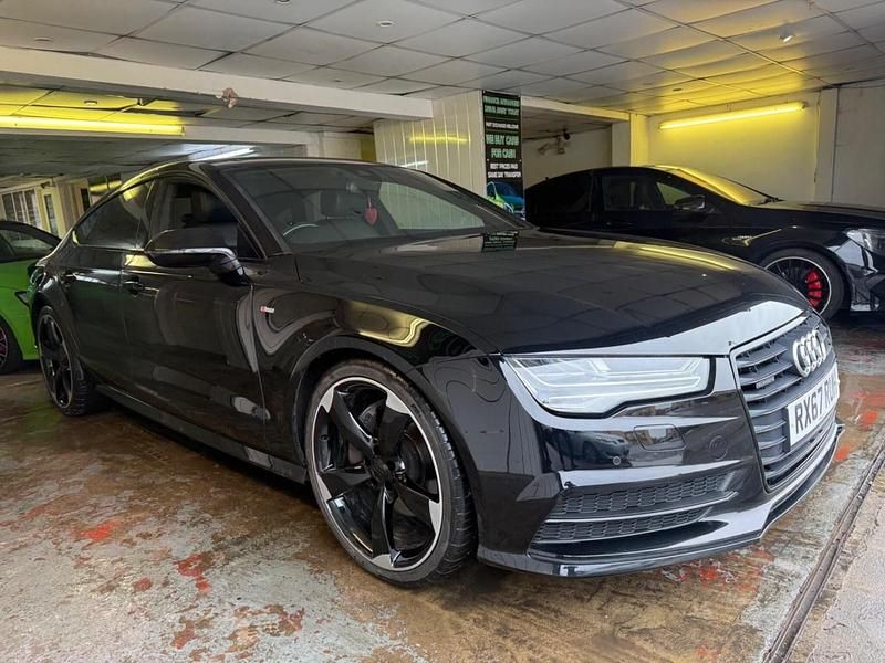 Used Audi A7 Sportback Black Edition 218 HP (160 kW) 2017 Black Hatchback