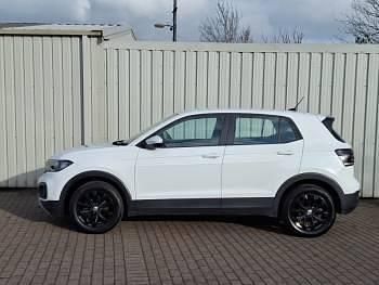 Used VW T-Cross S 95 HP (69 kW) 2019 White SUV