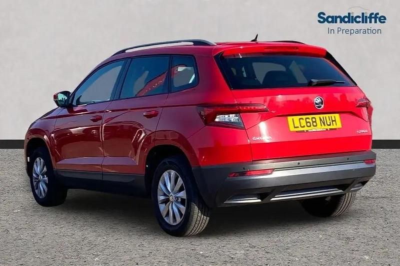 Used Skoda Karoq SE 116 HP (85 kW) 2018 Red SUV