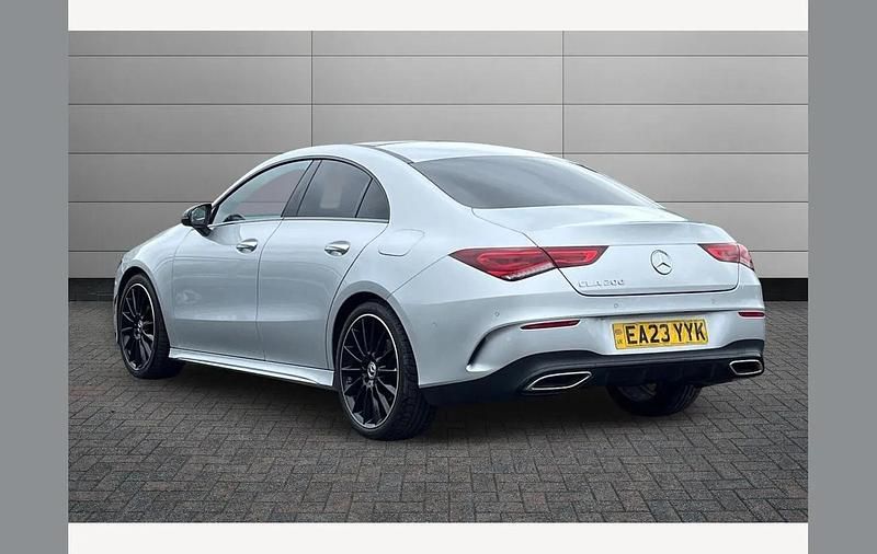 Used Mercedes CLA200 AMG Line Premium Plus 161 HP (118 kW) 2023 Silver Coupe