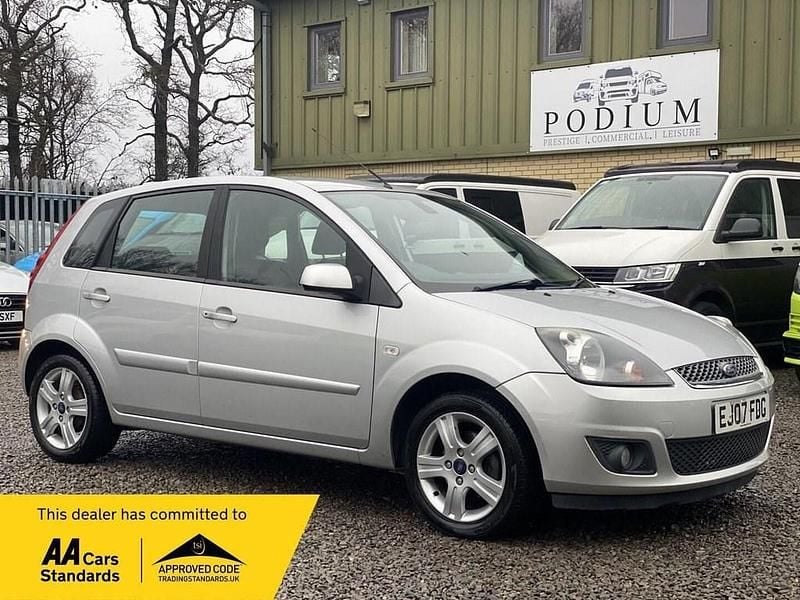 Silver Used 2007 Ford Fiesta Zetec Hatchback | £2,990 (A bit pricey) - Image 1/3