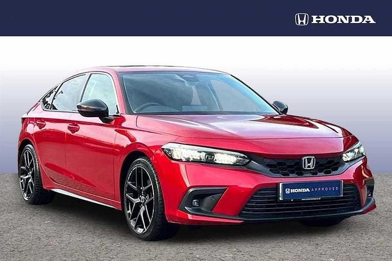 Red Used 2023 Honda Civic Advance | £26,495 (Fair price) - Image 1/4