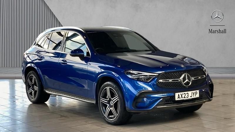 Used Mercedes GLC300e AMG Line Premium 313 HP (230 kW) 2023 Spectral blue metallic