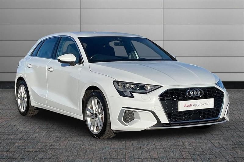 Glacier white Used 2023 Audi A3 Comfort Hatchback | £20,150 (Good price) - Image 1/4