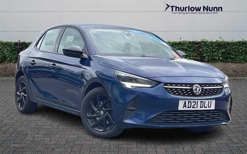 Used Vauxhall Corsa S 101 HP (74 kW) 2021 Blue Hatchback