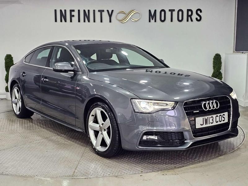 Used Audi A5 S-Line 225 HP (165 kW) 2013 Grey Hatchback