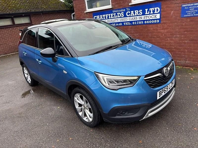 Used Vauxhall Crossland X Business Edition 130 HP (95 kW) 2019 Blue SUV
