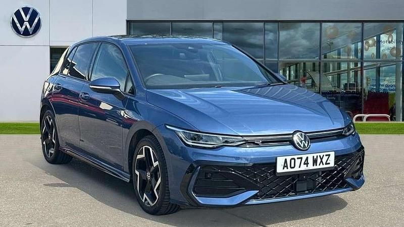 Blue Used 2024 VW Golf VIII R-line Hatchback | £26,691 (A bit pricey) - Image 1/4