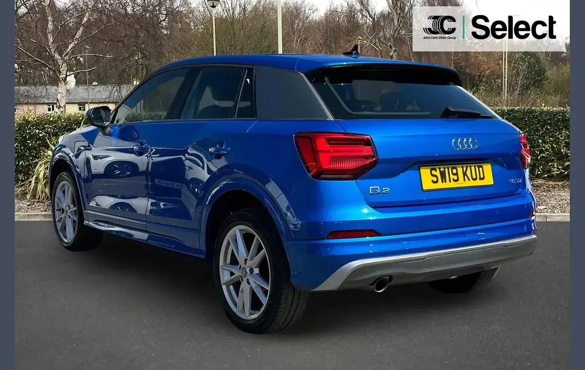 Used Audi Q2 S-Line 113 HP (83 kW) 2019 Blue SUV