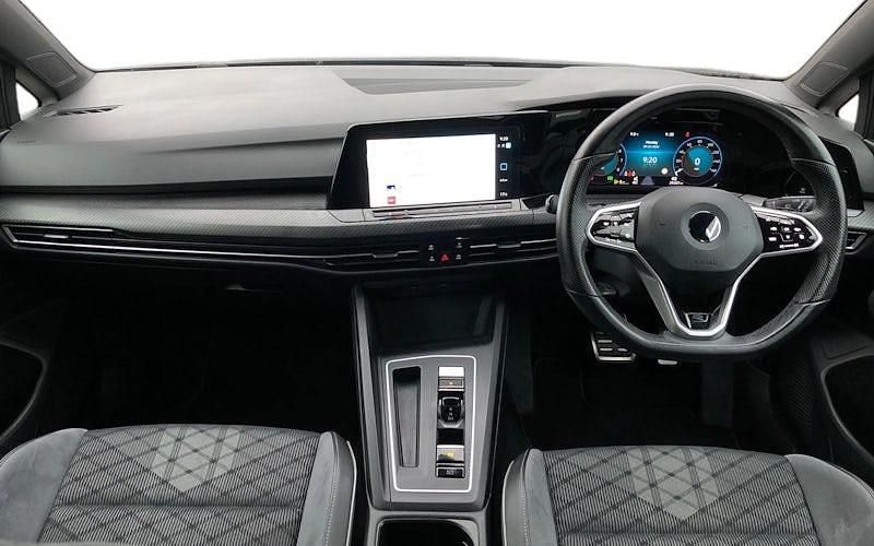 Used VW Golf VIII R-line 150 HP (110 kW) 2022 Black Hatchback