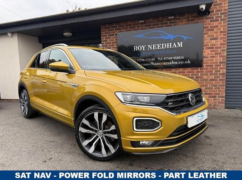 Yellow Used 2019 VW T-Roc R-line SUV | £13,990 (Fair price) - Image 1/2